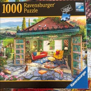 Ravensburger Vibrant Garden Retreat Puzzle - 1000 Pieces